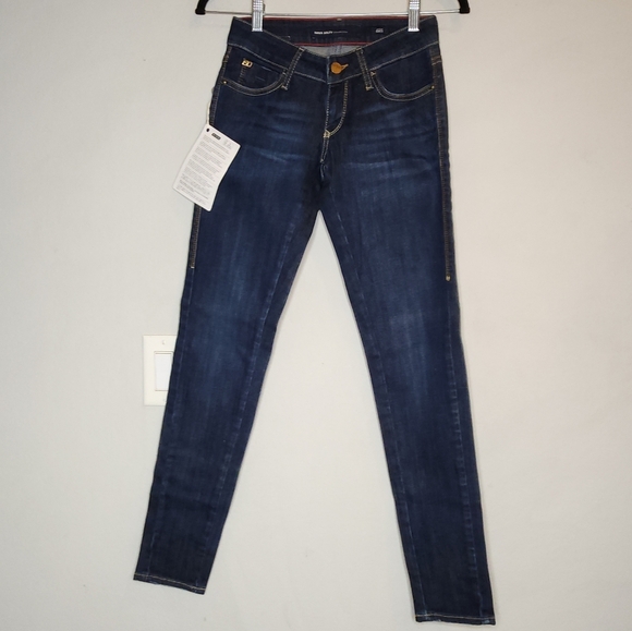 NWT Miss Sixty Soul Lowrise Darkwash Skinny Jeans Womens Size 24 - Picture 10 of 16